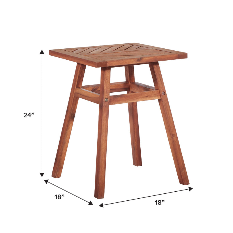 Vincent Patio Wood Side Table