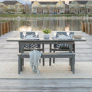 4-Piece Vincent Extendable Outdoor Patio Dining Set
