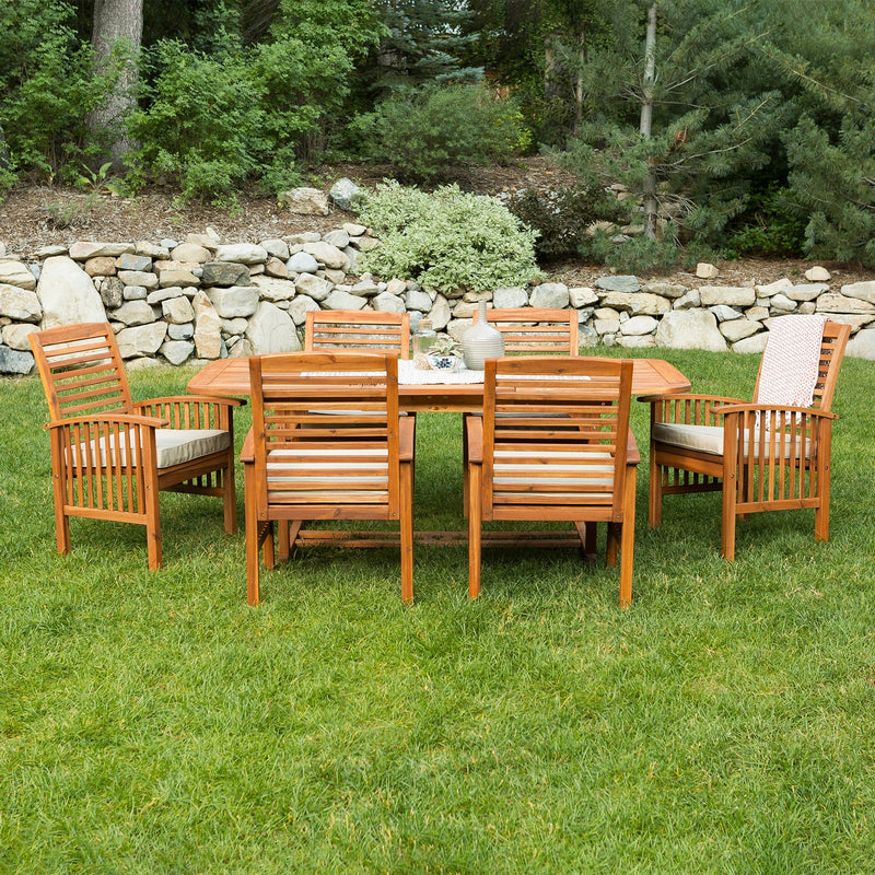 Midland 7-Piece Outdoor Patio Dining Set with Cushions