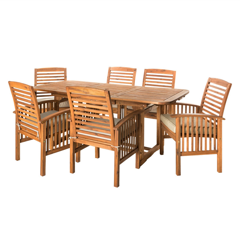 Midland 7-Piece Outdoor Patio Dining Set with Cushions