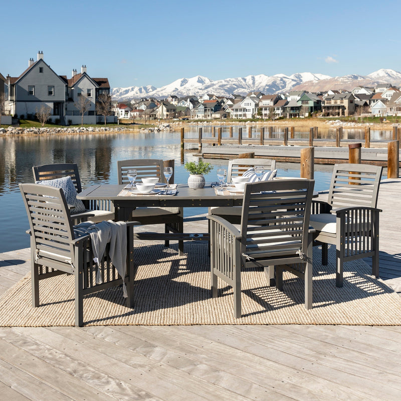 Midland 7-Piece Outdoor Patio Dining Set with Cushions