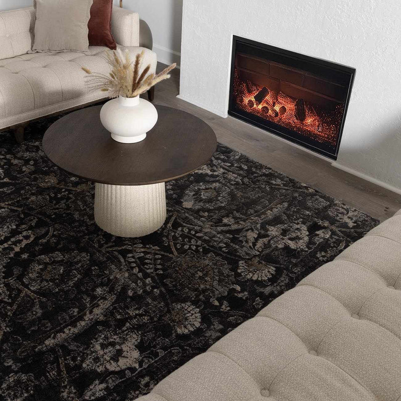 Georgiana Charcoal Area Rug