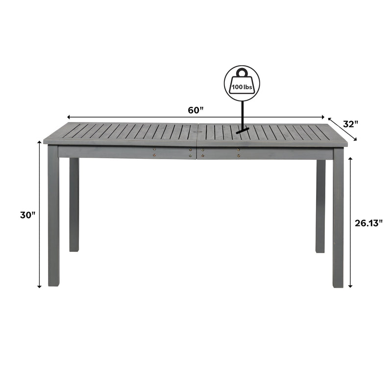 Crosswinds Patio Dining Table