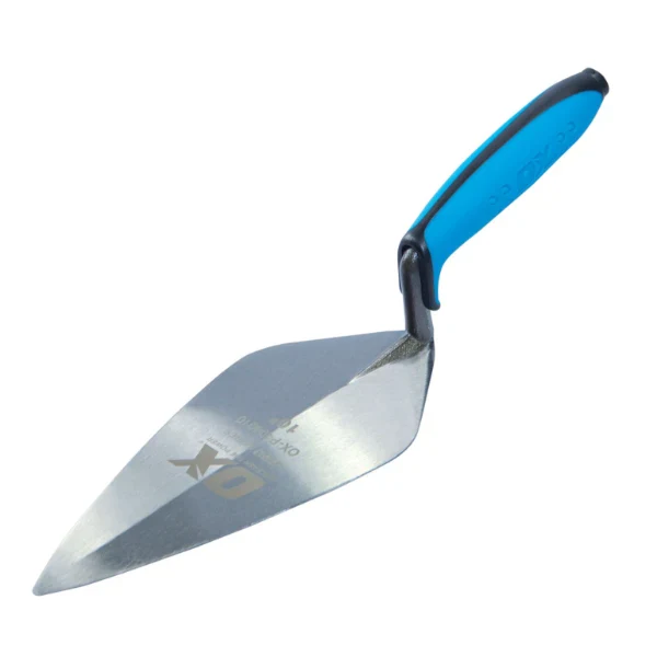 OX-P404010 Pro 10" Narrow London Pattern Brick Trowel | OX Grip