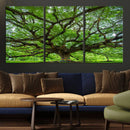 Oak Tree Wall Art Print, Forest Canvas Wall Art for Home and