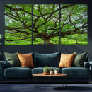 Oak Tree Wall Art Print, Forest Canvas Wall Art for Home and