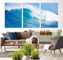 Ocean Wave Canvas Wall Art Print – Large Coastal Ocean Wave by MyGreatCanvas | Canvas Wall Art Prints | Photo Prints & Wall Decor