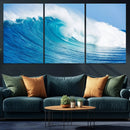 Ocean Wave Canvas Wall Art Print – Large Coastal Ocean Wave by MyGreatCanvas | Canvas Wall Art Prints | Photo Prints & Wall Decor