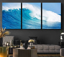 Ocean Wave Canvas Wall Art Print – Large Coastal Ocean Wave by MyGreatCanvas | Canvas Wall Art Prints | Photo Prints & Wall Decor