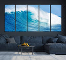 Ocean Wave Canvas Wall Art Print – Large Coastal Ocean Wave by MyGreatCanvas | Canvas Wall Art Prints | Photo Prints & Wall Decor