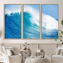 Ocean Wave Canvas Wall Art Print – Large Coastal Ocean Wave by MyGreatCanvas | Canvas Wall Art Prints | Photo Prints & Wall Decor