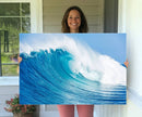 Ocean Wave Canvas Wall Art Print – Large Coastal Ocean Wave by MyGreatCanvas | Canvas Wall Art Prints | Photo Prints & Wall Decor