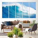 Ocean Wave Canvas Wall Art Print – Large Coastal Ocean Wave by MyGreatCanvas | Canvas Wall Art Prints | Photo Prints & Wall Decor