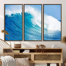 Ocean Wave Canvas Wall Art Print – Large Coastal Ocean Wave by MyGreatCanvas | Canvas Wall Art Prints | Photo Prints & Wall Decor