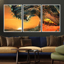 Ocean Wave With Perfect Sunset Canvas Wall Art Print, Framed by MyGreatCanvas | Canvas Wall Art Prints | Photo Prints & Wall Decor
