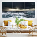 Ocean and Storm Canvas Art Print Hanging Print Ocean by MyGreatCanvas | Canvas Wall Art Prints | Photo Prints & Wall Decor