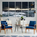 Ocean and Storm Canvas Art Print Hanging Print Ocean by MyGreatCanvas | Canvas Wall Art Prints | Photo Prints & Wall Decor