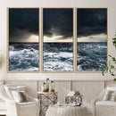 Ocean and Storm Canvas Art Print Hanging Print Ocean by MyGreatCanvas | Canvas Wall Art Prints | Photo Prints & Wall Decor