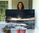 Ocean and Storm Canvas Art Print Hanging Print Ocean by MyGreatCanvas | Canvas Wall Art Prints | Photo Prints & Wall Decor