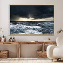 Ocean and Storm Canvas Art Print Hanging Print Ocean by MyGreatCanvas | Canvas Wall Art Prints | Photo Prints & Wall Decor
