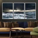 Ocean and Storm Canvas Art Print Hanging Print Ocean by MyGreatCanvas | Canvas Wall Art Prints | Photo Prints & Wall Decor