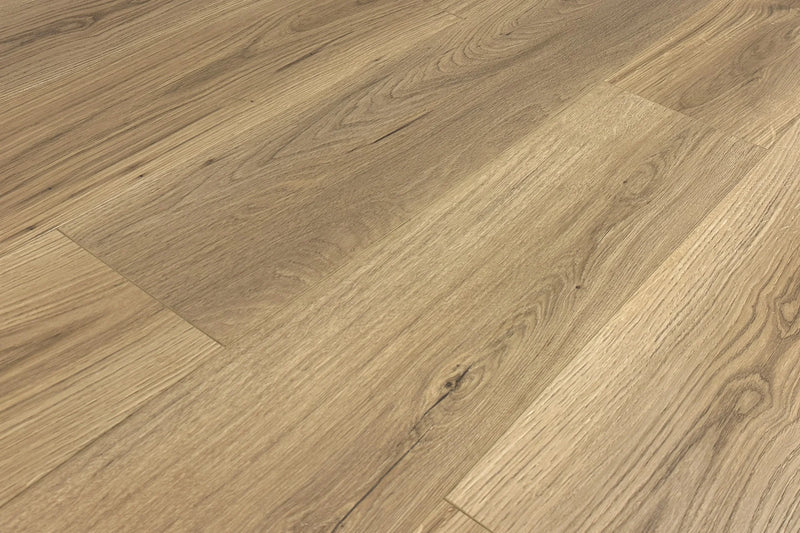 Ochre Embossed Matte 9.37"x60" Waterproof Laminate Flooring 12mm - Greek