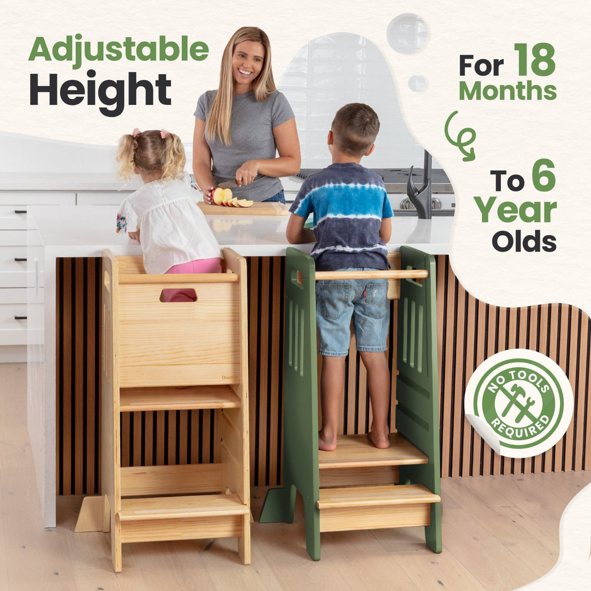 Standing Toddler Tower with Sliding Safety Door, photo 32 of 40