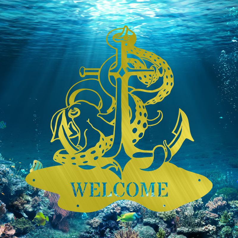 Octopus Anchor Monogram