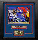 Odell Beckham One-Handed Touchdown Catch New York Giants 8x10 Framed Photo with Engraved Autograph by Dynasty Sports & Framing