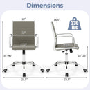 Height Adjustable Office Chair with Rocking Backrest by LJGDeals