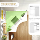 Corner Computer Desk Triangle Home Office Desk with Adjustable Shelf and Arc-Shaped Profile by LJGDeals