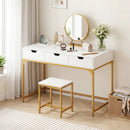 Office Desk with Power Outlets and Hidden Compartment for Study by LJGDeals