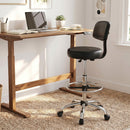 Drafting Chair with Adjustable Height & Footring