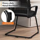 Office Guest Chair with Lumbar Support for Waiting Room by LJGDeals
