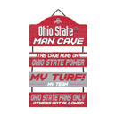 Ohio State Buckeyes Wooden Man Cave Sign by Dynasty Sports & Framing