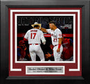 Shohei Ohtani & Mike Trout Los Angeles Angels of Anaheim 8" x 10" Framed Baseball Photo by Dynasty Sports & Framing