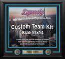 Houston Oilers Throwback Custom NFL Football 11x14 Picture Frame Kit (Multiple Colors) by Dynasty Sports & Framing