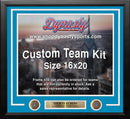Houston Oilers Throwback Custom NFL Football 16x20 Picture Frame Kit (Multiple Colors) by Dynasty Sports & Framing