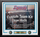 Houston Oilers Throwback Custom NFL Football 16x20 Picture Frame Kit (Multiple Colors) by Dynasty Sports & Framing