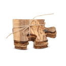 Olive Wood Coaster Puzzle 4-Pcs Set. by Choixe