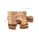 Olive Wood Coaster Puzzle 4-Pcs Set.