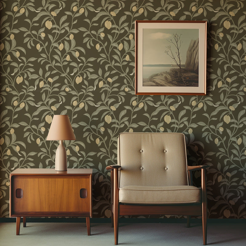 Olive Tree Wallpaper - Mediterranean Chic Style