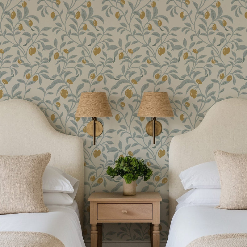 Olive Tree Wallpaper - Mediterranean Chic Style