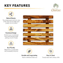 Olive Wood Pan Coaster Trivet by Choixe