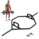 Olympic Hex Trap Bar with 2 Spring Collars and Foldable Handle by LJGDeals