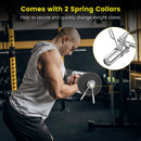 700 LBS Olympic Triceps Bar with Knurled Handles for Squats Deadlifts Shrugs by LJGDeals