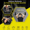 700 LBS Olympic Triceps Bar with Knurled Handles for Squats Deadlifts Shrugs by LJGDeals