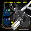 700 LBS Olympic Triceps Bar with Knurled Handles for Squats Deadlifts Shrugs by LJGDeals