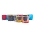 Heavy Glass Votive Candle Holders - 50% Recycled Glass by Bluecorn Candles