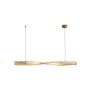 Linear Luxury Spiral Crystal Chandelier